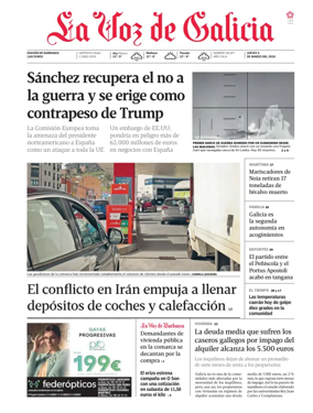 Cover of La Voz de Galicia (Barbanza)