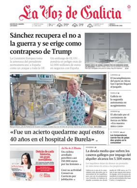 Cover of La Voz de Galicia (Viveiro)