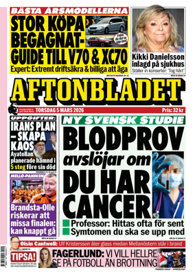 Cover of Aftonbladet