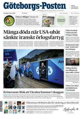Cover of Goteborgs-Posten