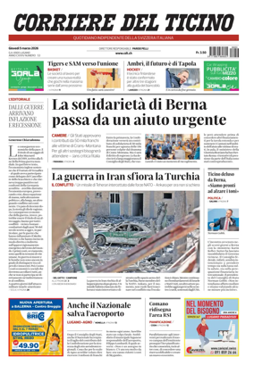 Cover of Corriere del Ticino