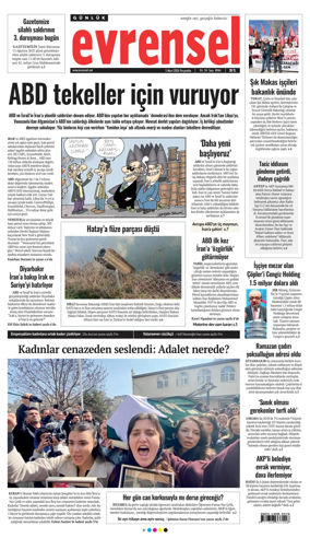 Cover of Evrensel Gazetesi