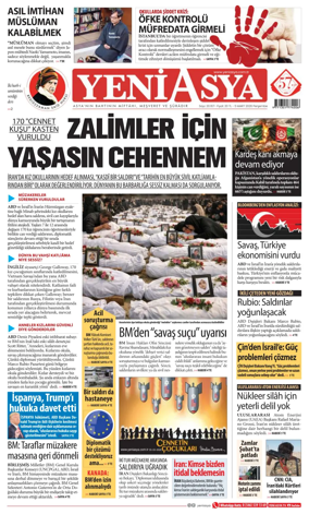 Cover of Yeni Asya