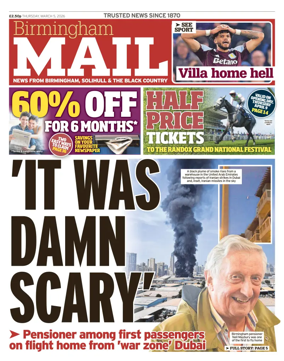 Cover of Birmingham Mail