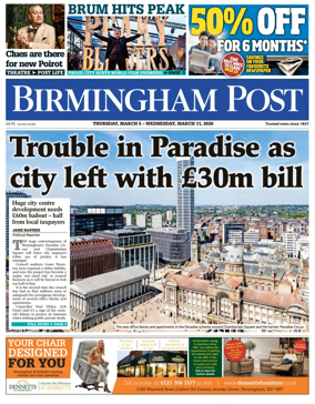 Cover of Birmingham Post