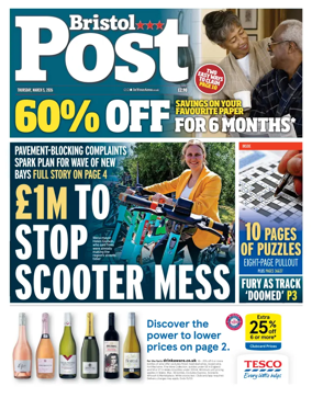 Cover of Bristol Post
