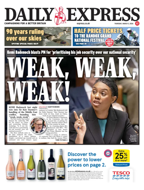 Cover of Daily Express