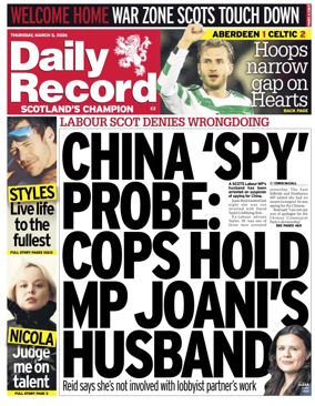 Cover of Daily Record