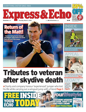 Cover of Express & Echo (City & East Devon Edition)