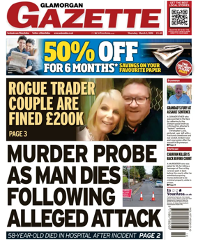 Cover of Glamorgan Gazette