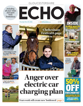 Cover of Gloucestershire Echo