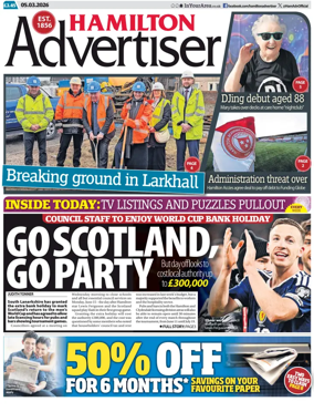 Cover of Hamilton Advertiser