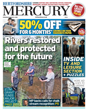 Cover of Hertfordshire Mercury