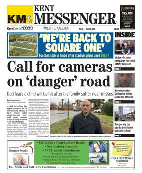 Cover of Kent Messenger Maidstone