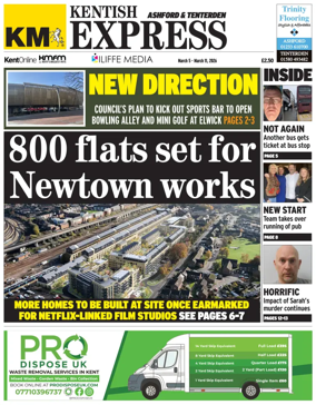 Cover of Kentish Express Ashford & District