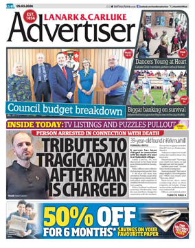 Cover of Lanark & Carluke Advertiser