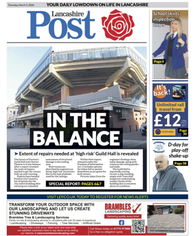 Cover of Lancashire Evening Post
