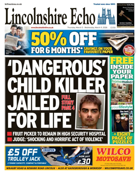 Cover of Lincolnshire Echo