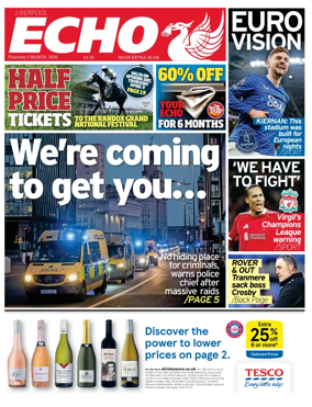 Cover of Liverpool Echo