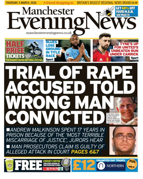 Cover of Manchester Evening News