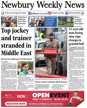 Cover of Newbury Weekly News