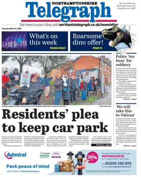 Cover of Northants Evening Telegraph