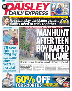 Cover of Paisley Daily Express