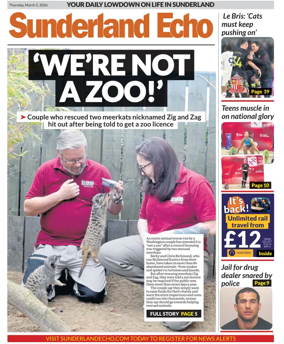 Cover of Sunderland Echo