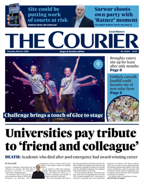 Cover of The Courier & Advertiser (Angus and Dundee)