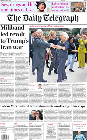 Cover of The Daily Telegraph