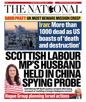 Cover of The National (Scotland)