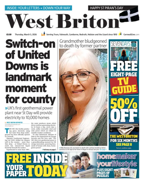 Cover of West Briton (Camborne Redruth Hayle)