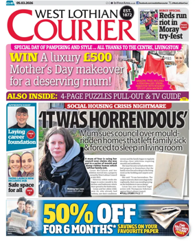 Cover of West Lothian Courier