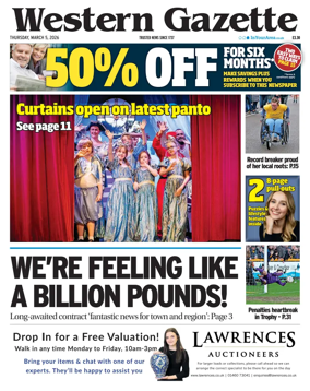 Cover of Western Gazette