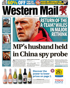 Cover of Western Mail