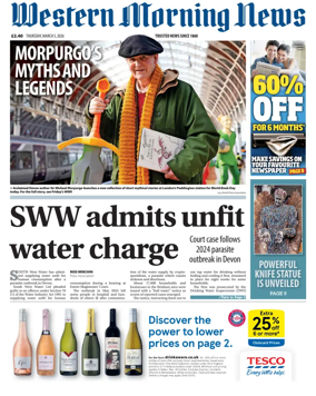 Cover of Western Morning News