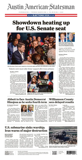 Cover of Austin American-Statesman