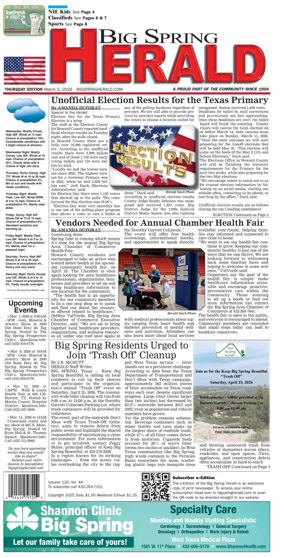 Cover of Big Spring Herald