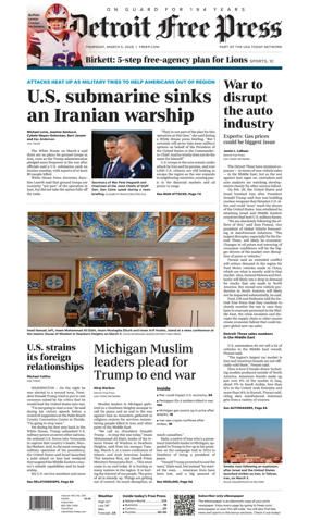 Cover of Detroit Free Press