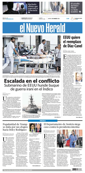 Cover of El Nuevo Herald