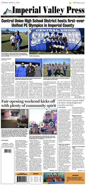 Cover of Imperial Valley Press