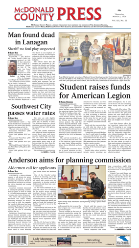 Cover of McDonald County Press