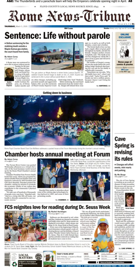 Cover of Rome News-Tribune