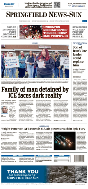 Cover of Springfield News-Sun