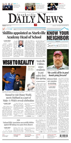 Cover of Starkville Daily News