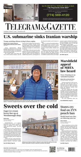 Cover of Telegram & Gazette