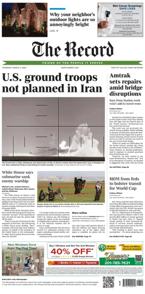 Cover of The Bergen Record