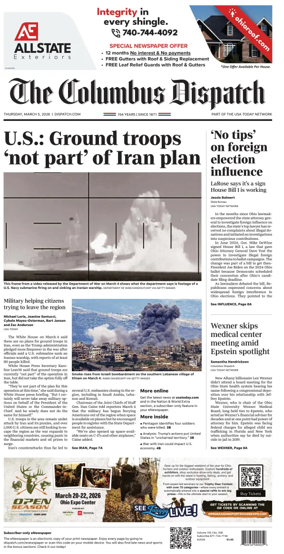 Cover of The Columbus Dispatch