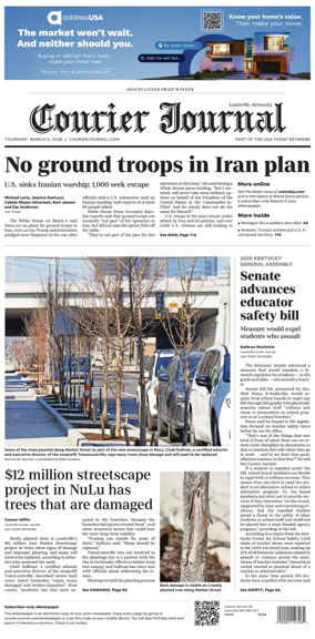 Cover of The Courier-Journal (Louisville)