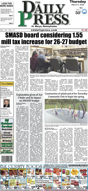 Cover of The Daily Press